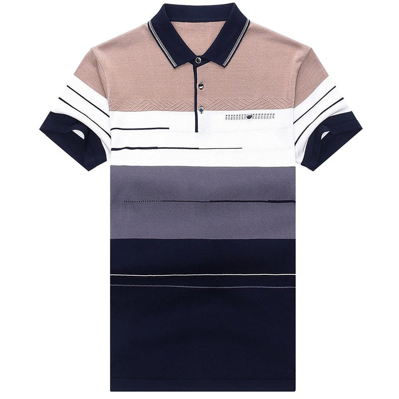 Camisa Masculina Polo Listrada Classy - FOXMENS